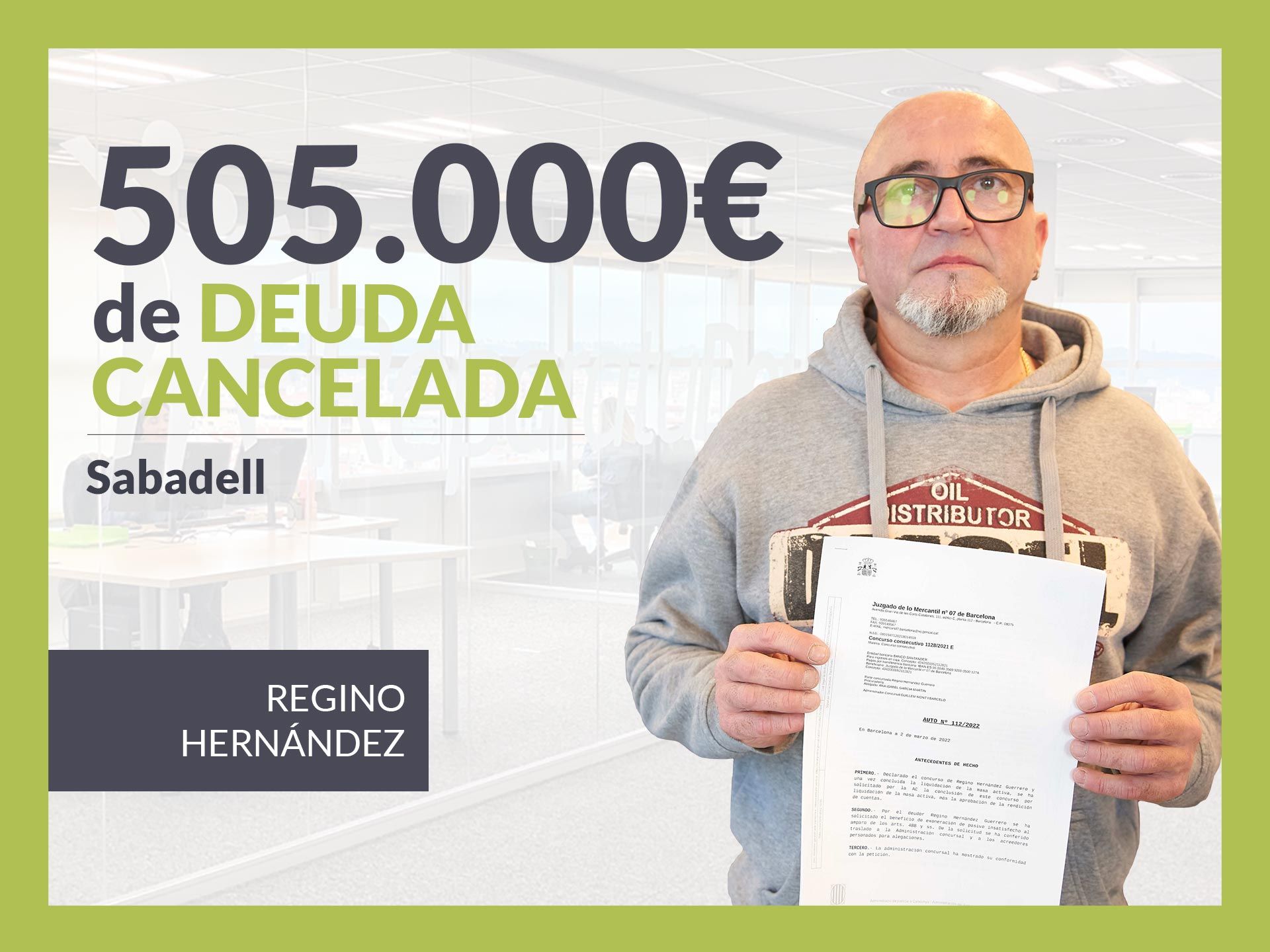 Bertín Osborne y Repara tu Deuda Abogados sorprenden a un cliente de la Ley de la Segunda Oportunidad