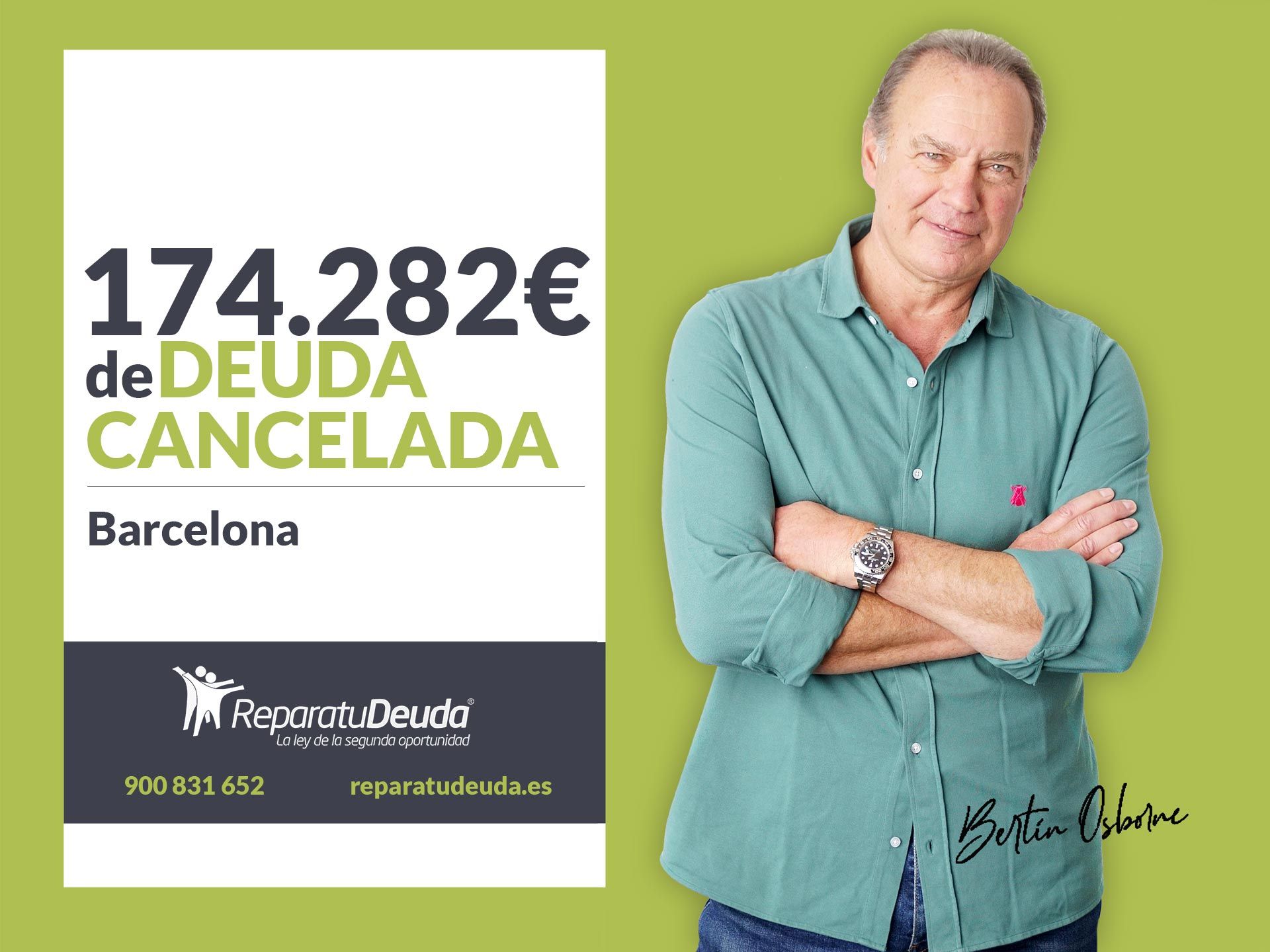 Repara tu Deuda Abogados cancela 174.282€ en Barcelona (Catalunya) con la Ley de Segunda Oportunidad