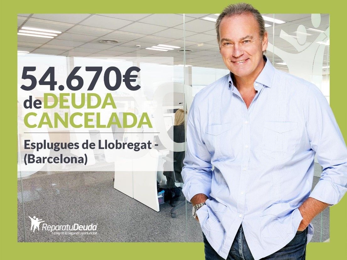 Repara tu Deuda Abogados cancela 54.670€ en Esplugues de Llobregat (Barcelona) con la Ley de Segunda Oportunidad Repara tu Deuda Abogados cancela 54.670€ en Esplugues de Llobregat (Barcelona) con la Ley de Segunda Oportunidad