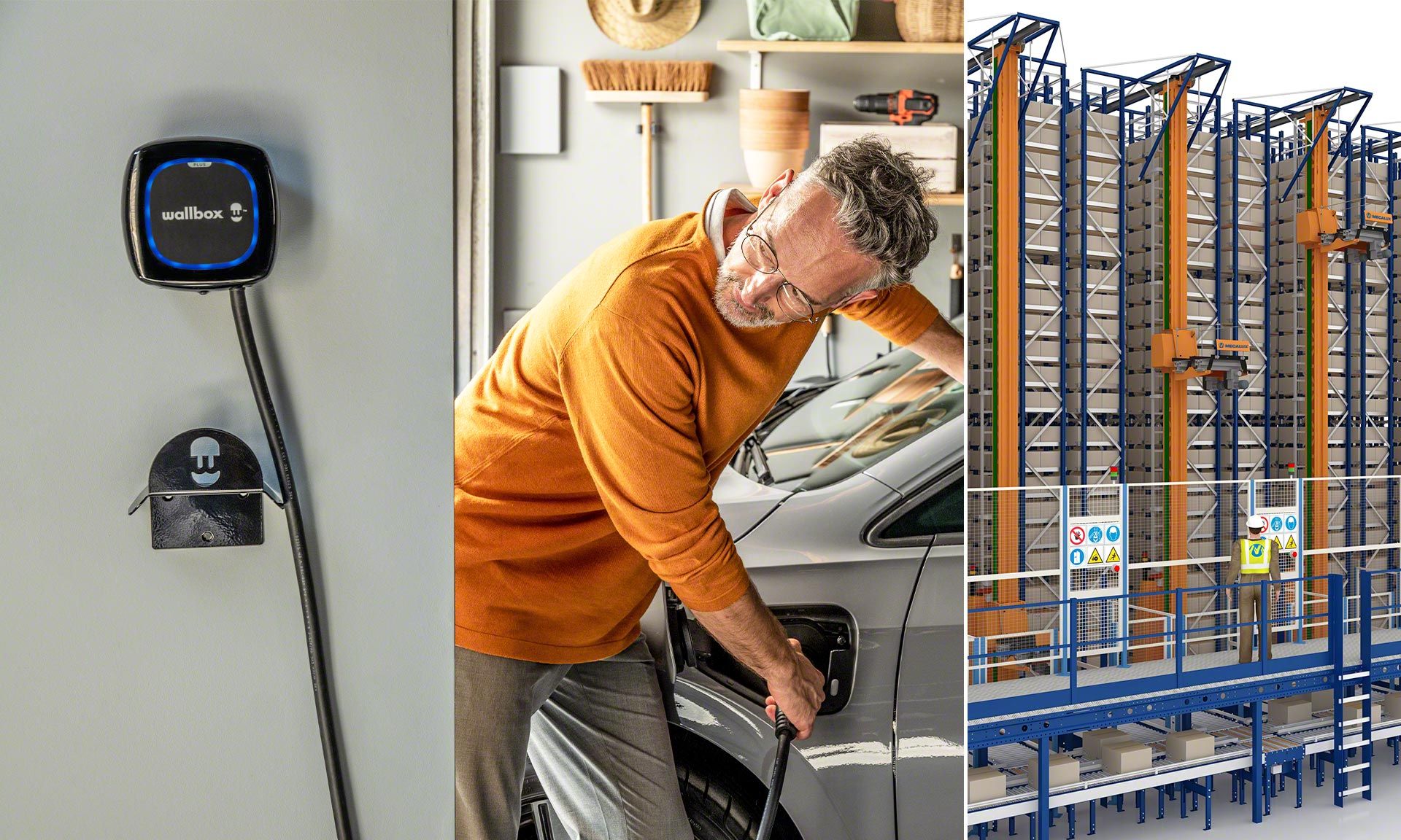 Mecalux automatiza la logística de la nueva fábrica de Wallbox en Barcelona Mecalux automatiza la logística de la nueva fábrica de Wallbox en Barcelona