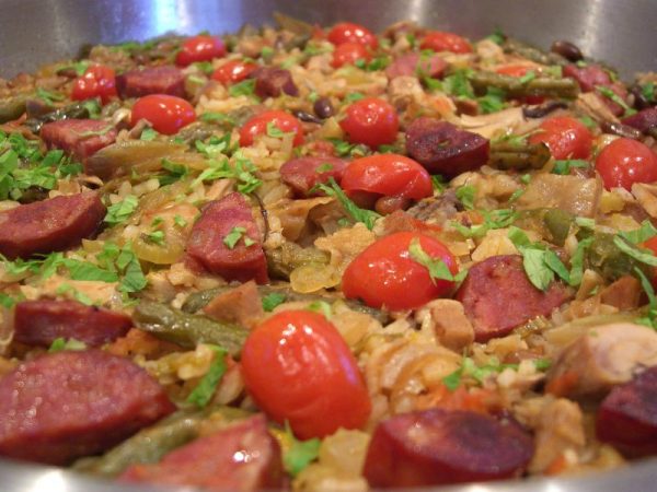 Paella with Chorizo and Roast Chicken 1 Merca2.es