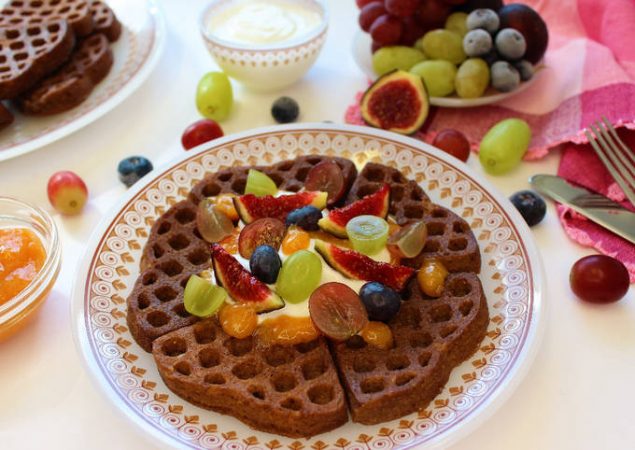 gofres de cacao fit en microondas foto principal Merca2.es