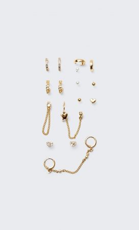 pendientes cadena stradivarius 7 Merca2.es