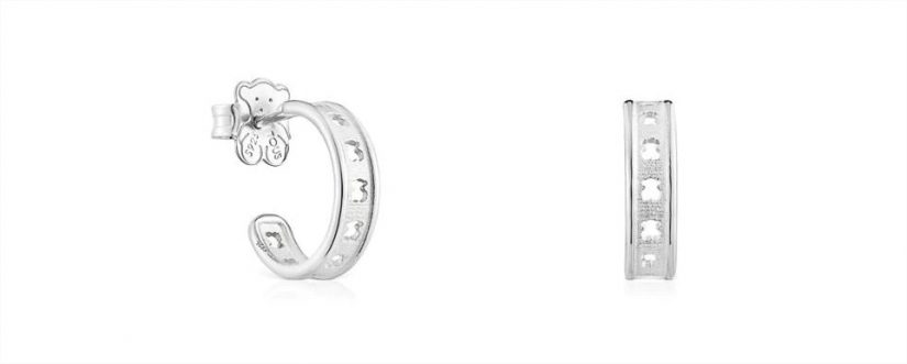 pendientes tous bear row el corte ingles