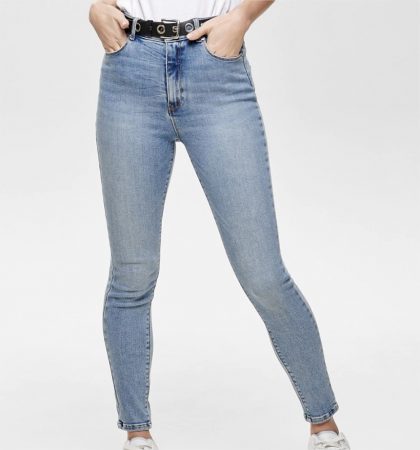 vaquero pitillo cintura alta only