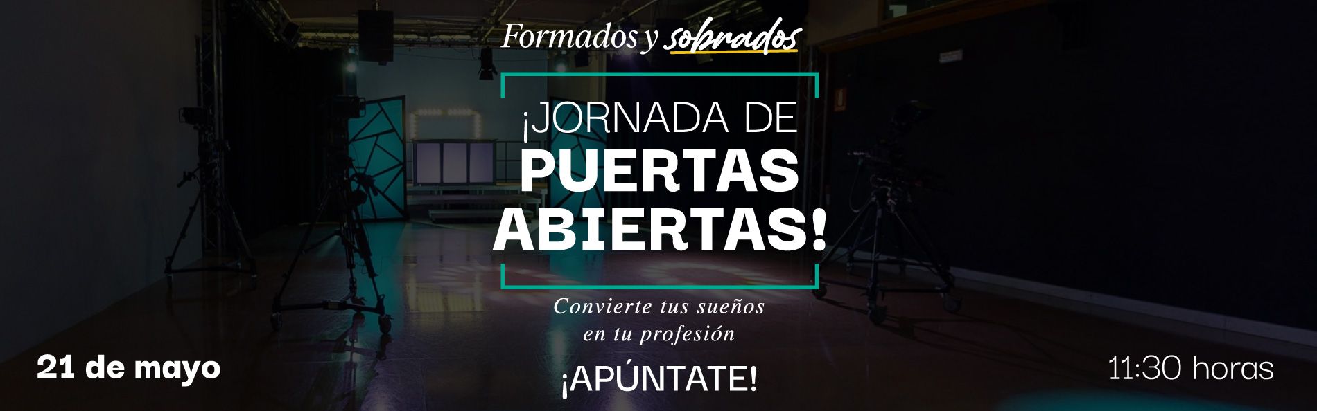 CEV, Escuela Superior de Comunicación, Imagen y Sonido organiza una jornada de puertas abiertas en Madrid