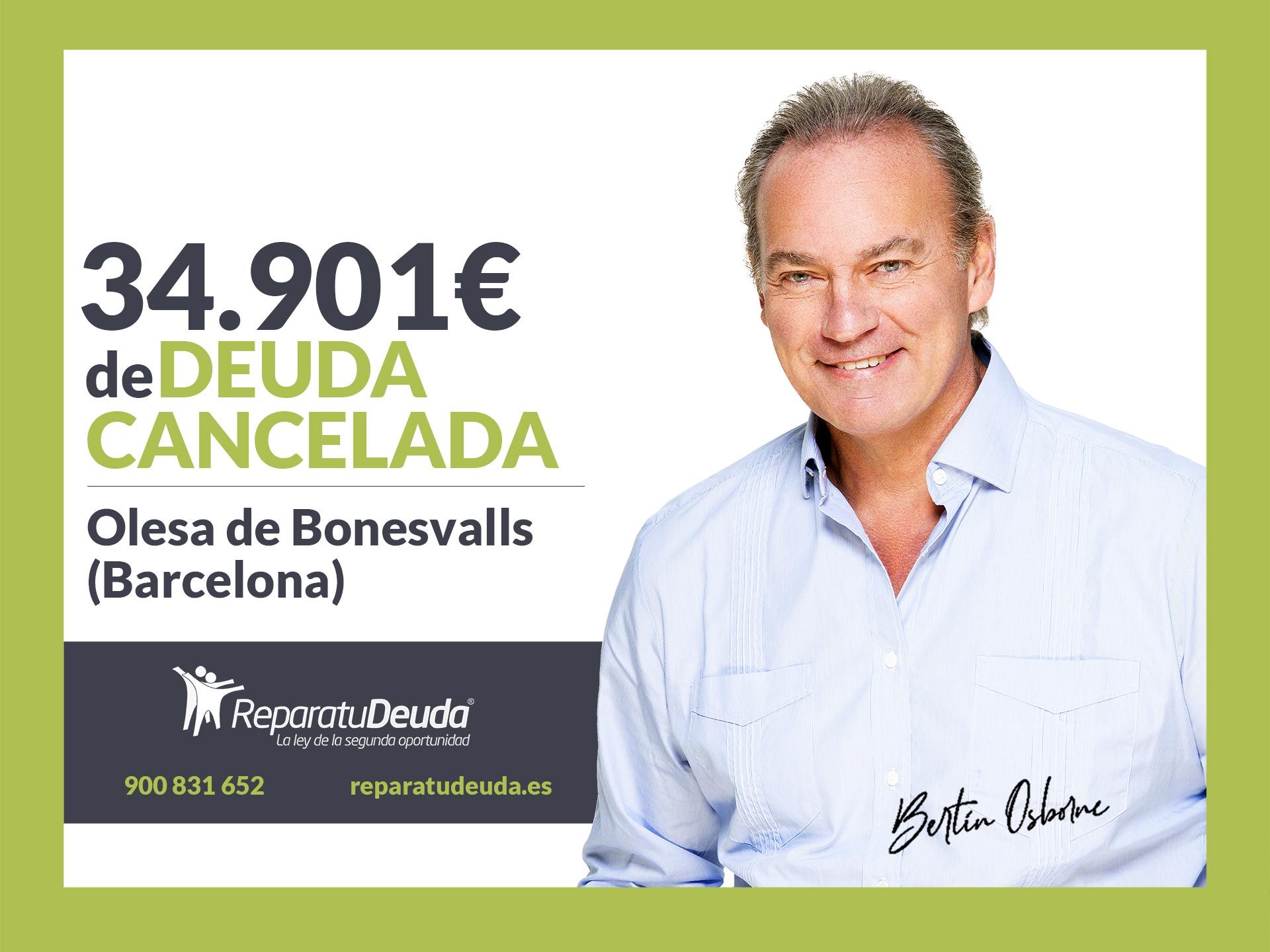 Repara tu Deuda Abogados cancela 34.901€ en Olesa de Bonesvalls (Barcelona) con la Ley de Segunda Oportunidad Repara tu Deuda Abogados cancela 34.901€ en Olesa de Bonesvalls (Barcelona) con la Ley de Segunda Oportunidad