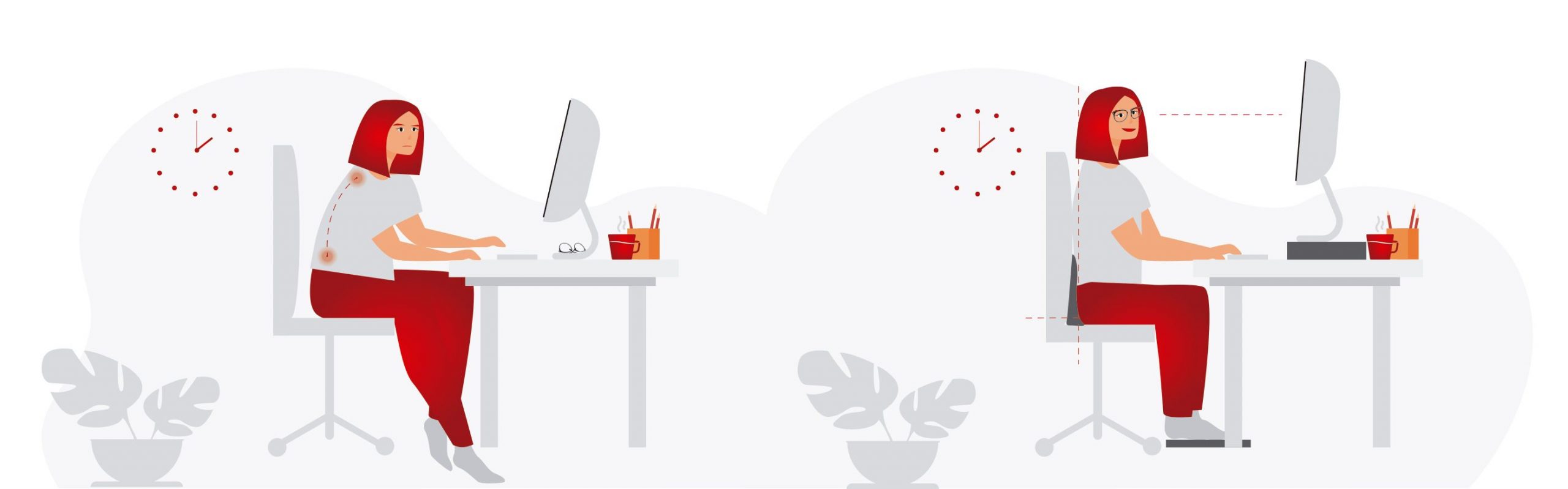 La importancia de una buena postura para estudiar