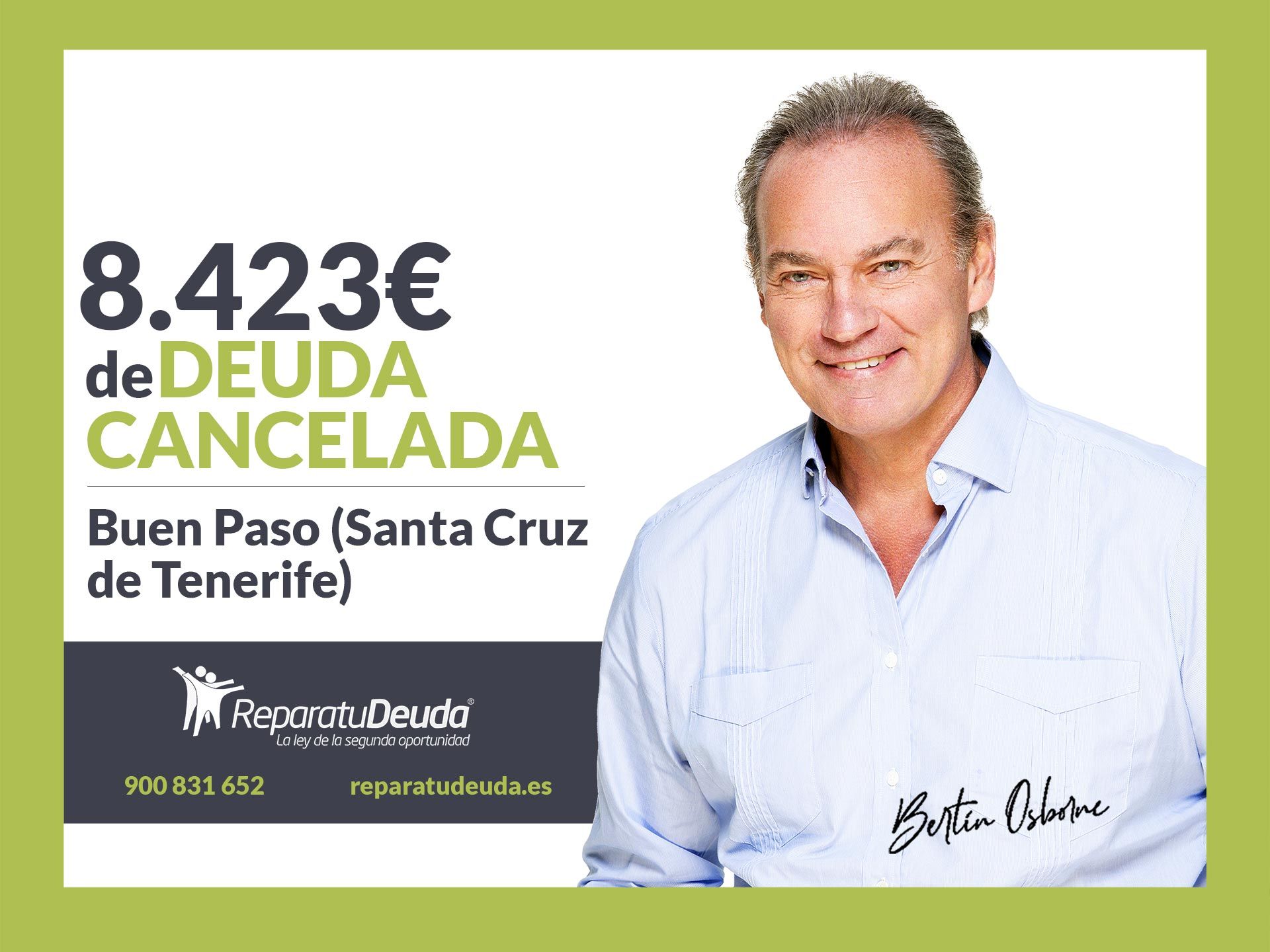 Repara tu Deuda Abogados cancela 8.423 € en Buen Paso (Santa Cruz de Tenerife) con la Ley de la Segunda Oportunidad Repara tu Deuda Abogados cancela 8.423 € en Buen Paso (Santa Cruz de Tenerife) con la Ley de la Segunda Oportunidad