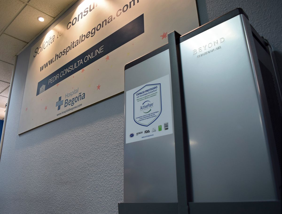 Hospital Begoña instala equipos de tratamiento de aire con tecnología ActivePure®