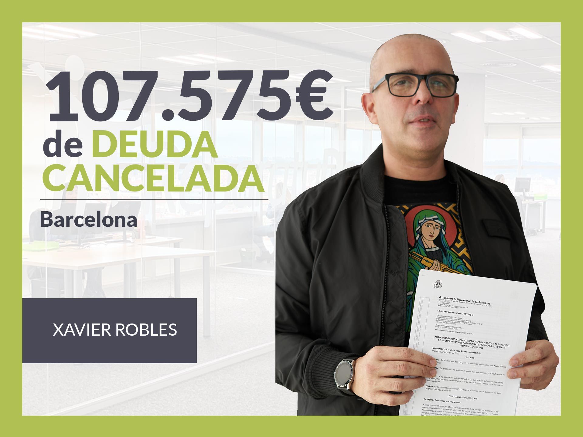 Repara tu Deuda Abogados cancela 107.575 € en Barcelona con la Ley de Segunda Oportunidad