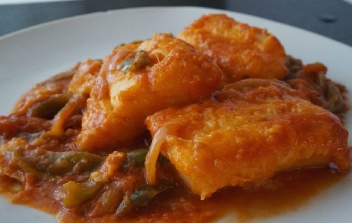 bacalao con tomate y pimientos Merca2.es