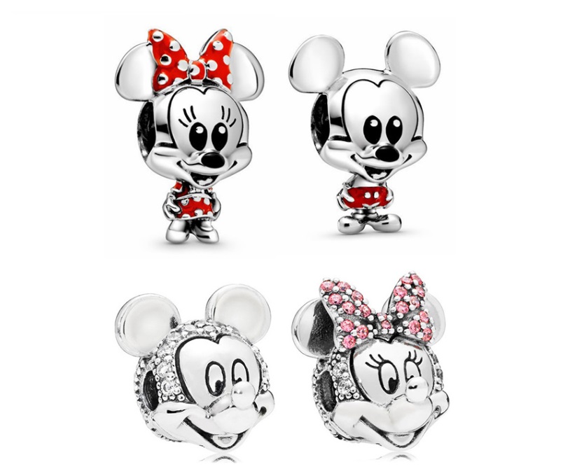 charm mickey y minnie mouse