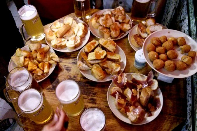 bares tapas gratis