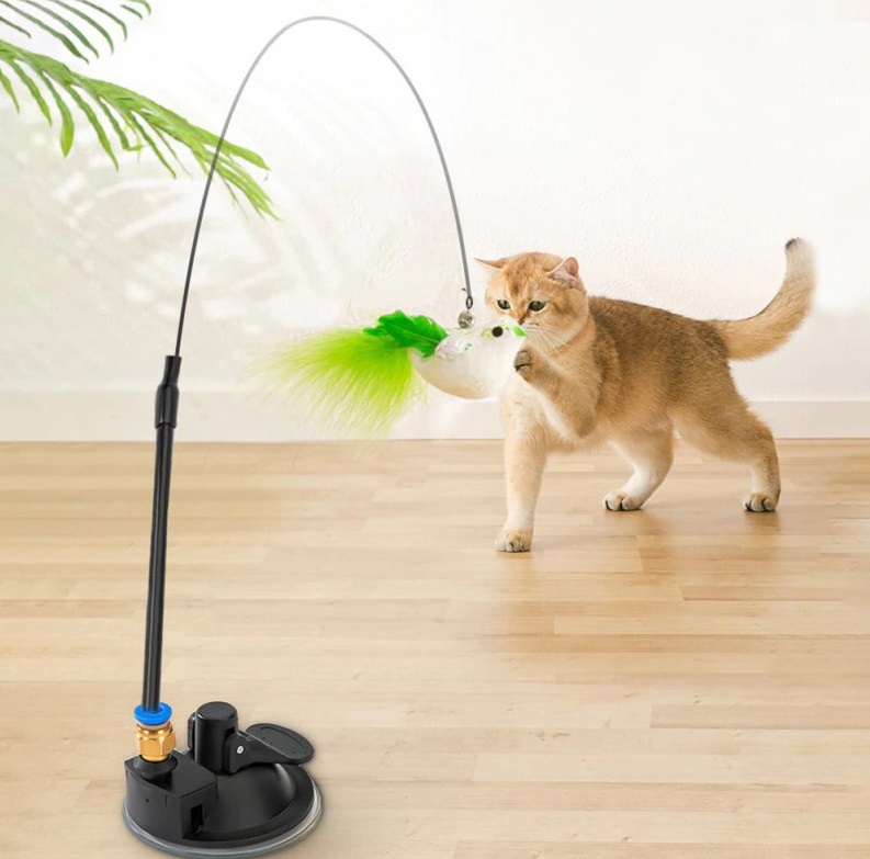 juguete varilla gato