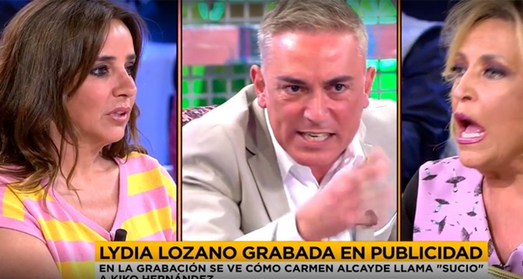 Kiko Hernández Lydia Lozano Sálvame actitud sucia