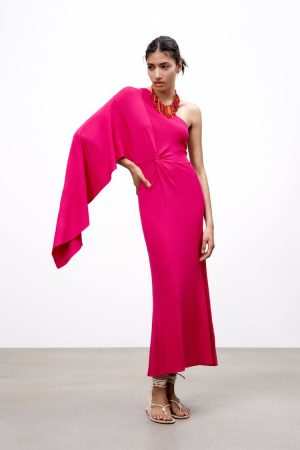 vestido asimetrico zara 7 Merca2.es