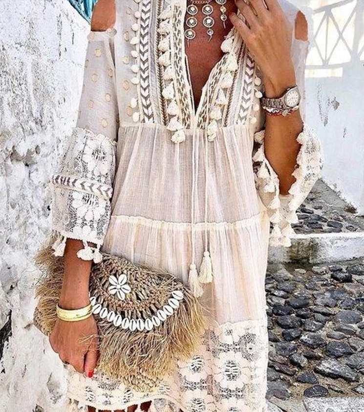 vestido estilo ibiza