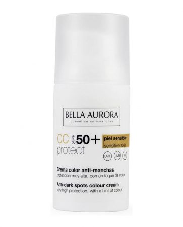 Crema Color SPF50 Anti Manchas Piel Sensible Bella Aurora Merca2.es