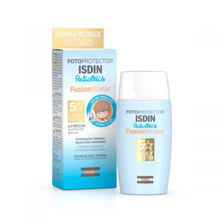 Los mejores fotoprotectores para toda la familia 9 Merca2.es Fotoprotector ISDIN FusionWater Pediatrics SPF 50 Merca2.es