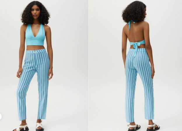 ¿Festival a la vista? Pull&Bear tiene la colección perfecta para este verano 26 Merca2.es Pantalón recto rayas rústico de Pull&Bear