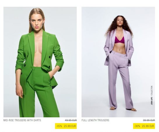 Crear tu wish list de Zara