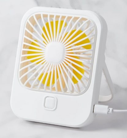 Ventilador mini tipo escritorio con cable USB