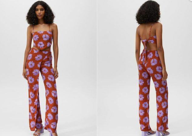 ¿Festival a la vista? Pull&Bear tiene la colección perfecta para este verano 31 Merca2.es Pantalón pareo estampado