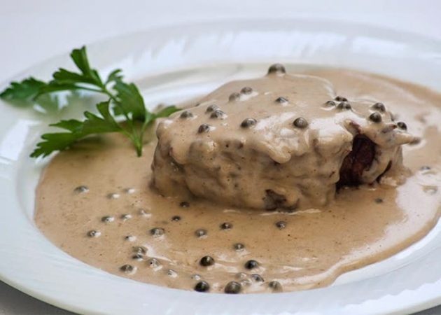 Solomillo a la pimienta verde Merca2.es