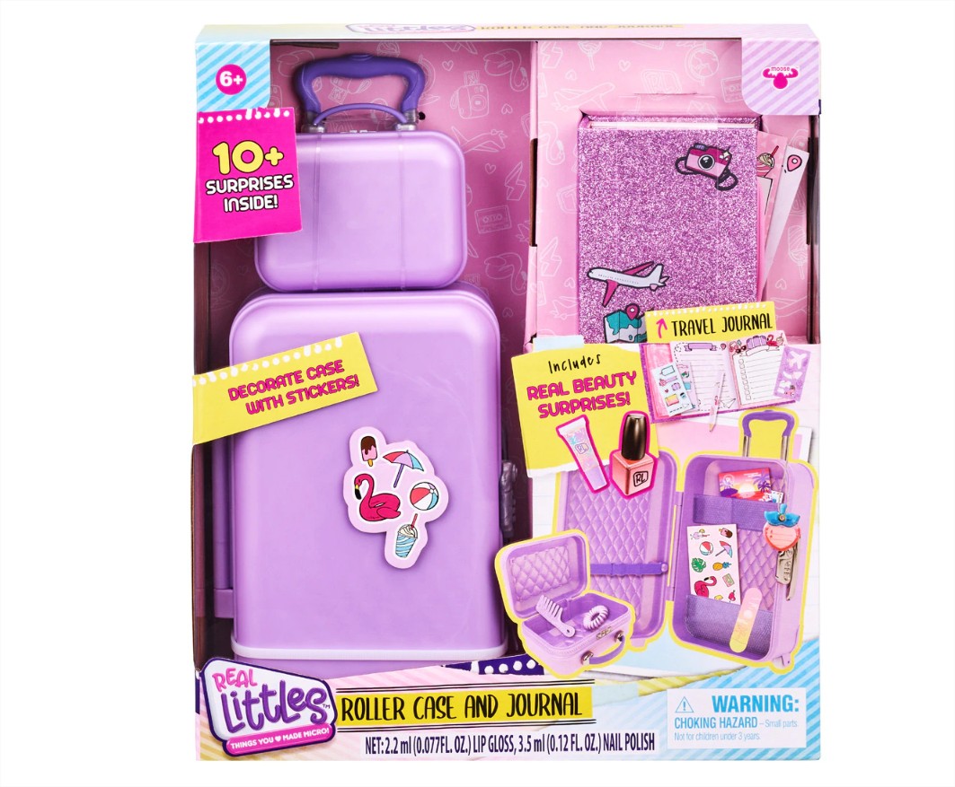 conjunto de viaje mini real littles