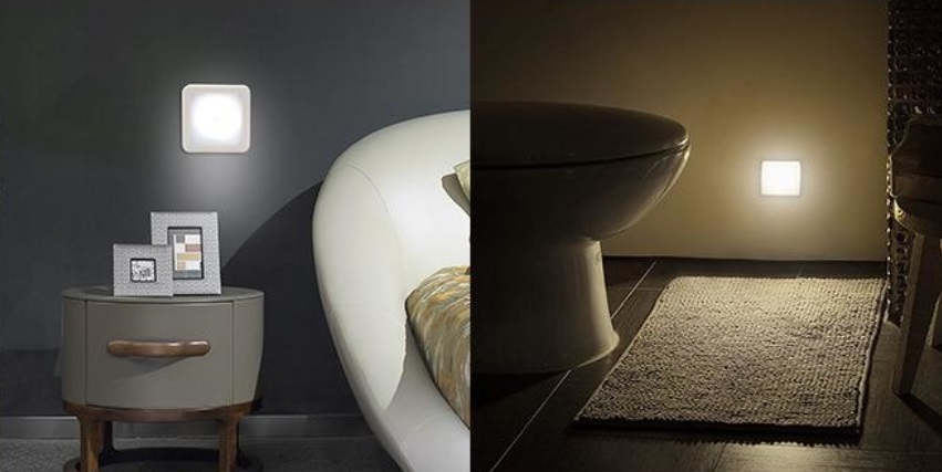 luz nocturna con sensor