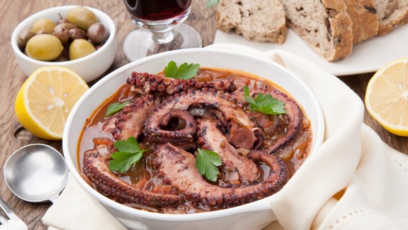 pulpo en salsa picante Merca2.es