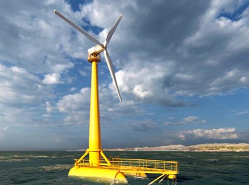 saitec El aerogenerador de Saitec compite con los de Iberdrola en el Cabo de Creus