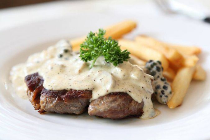 solomillo de ternera con salsa a la pimienta Merca2.es