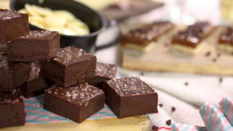 Snacks de chocolate negro