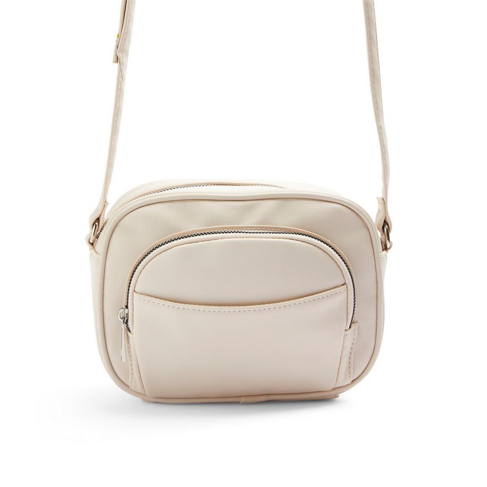 Bolso bandolera color crema de Primark