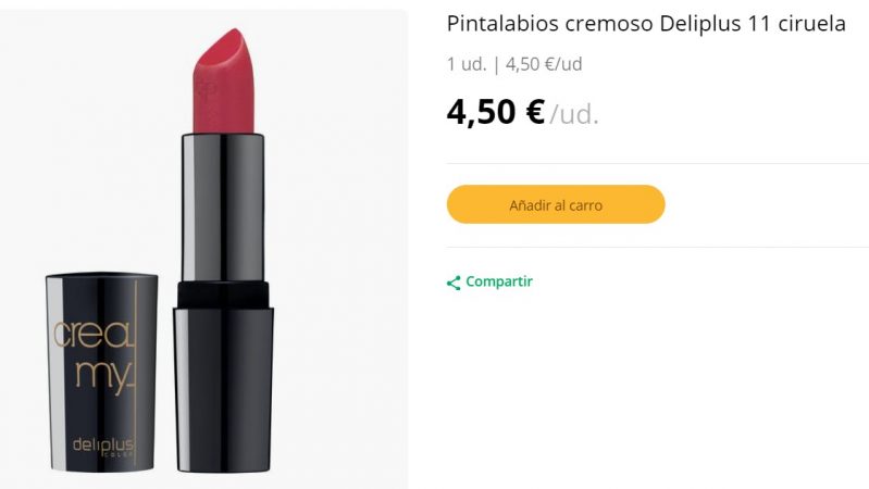 Pintalabios cremoso ciruela Deliplus 