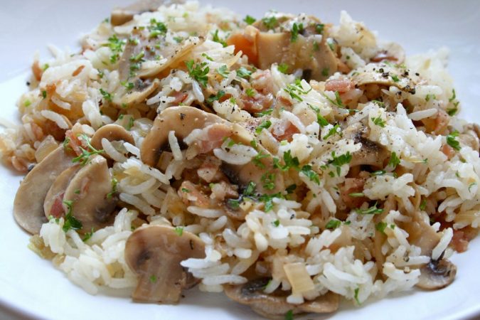 arroz blanco con champinones Merca2.es