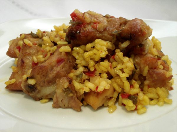 arroz con costillas conejo y pollo Merca2.es