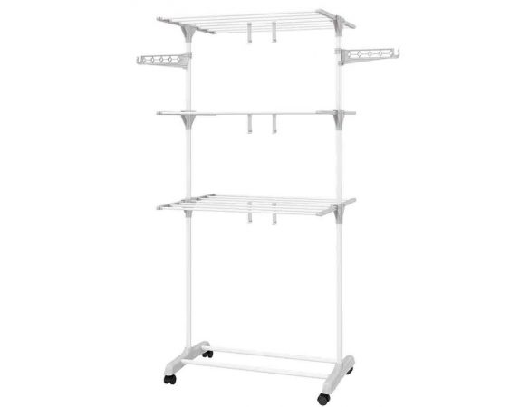 El perchero plegable de Lidl que es ideal si tienes una casa pequeña 9 Merca2.es Tendedero de torre de Lidl