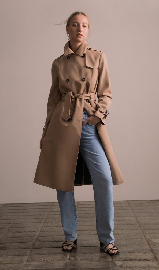 Una gabardina color camel de Primark