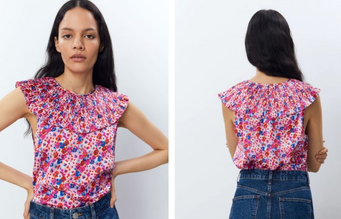 Top gomas estampado de El Corte Inglés