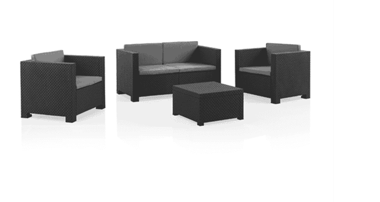 Conjunto muebles jardín Leroy Merlin