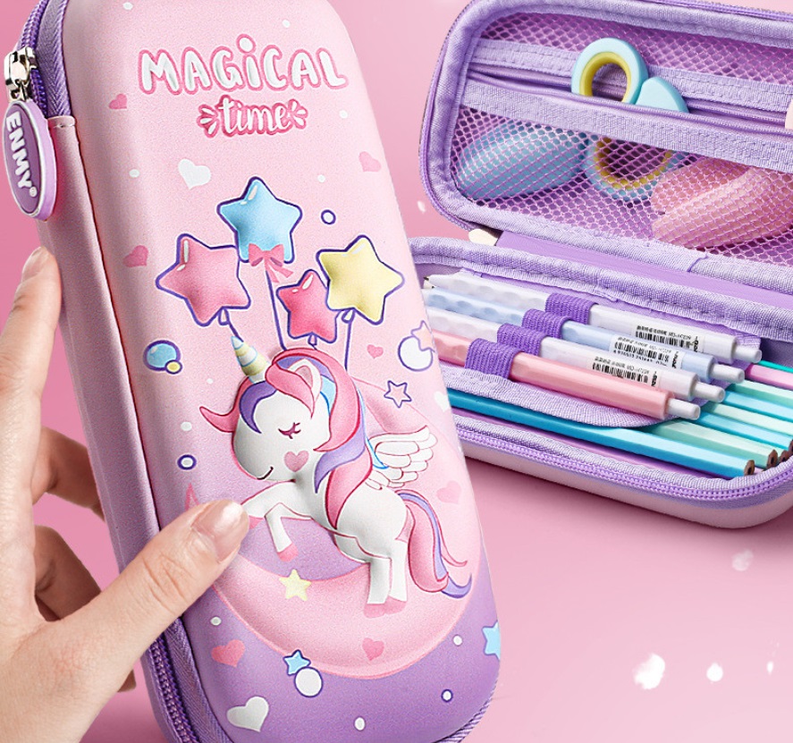 estuche de lápices unicornio