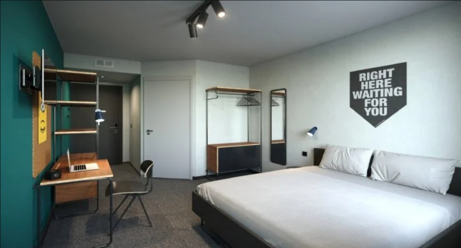 estudiantes Una de las habitaciones recién adquiridas por Patrizia en Barcelona