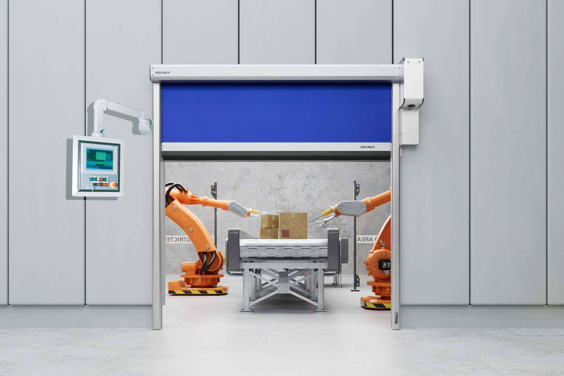 La nueva puerta rápida de protección de máquinas ASSA ABLOY RP400