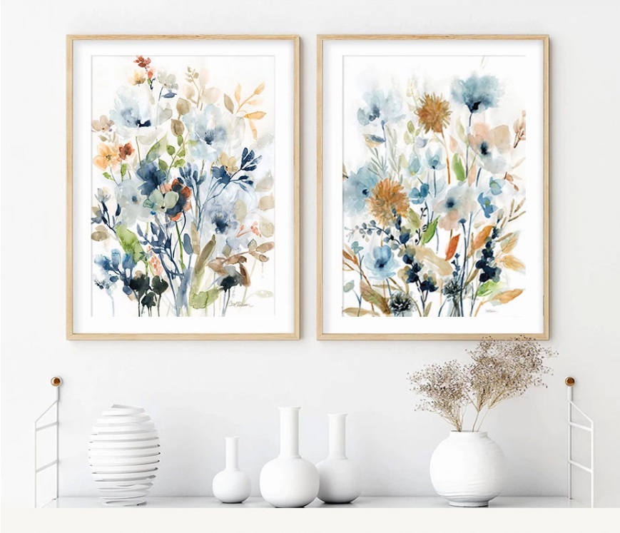 láminas de acuarela