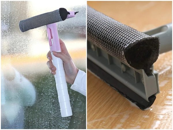 Cepillo para lavar ventana con Spray