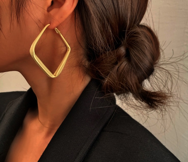 pendientes cuadrados