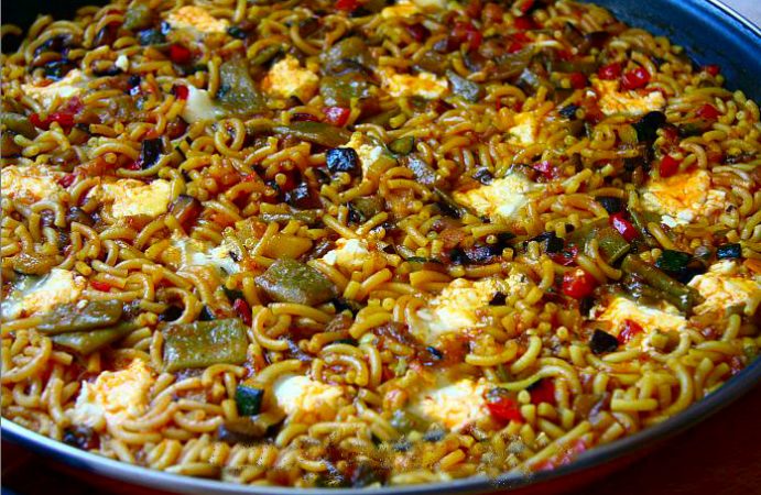 receta fideua verduras queso Merca2.es